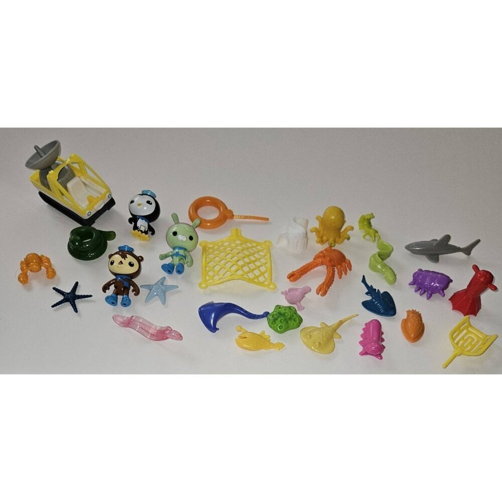 Octonauts Figures Sea Creatures Accessory Toy Lot Peso Shellington Tweak Disney